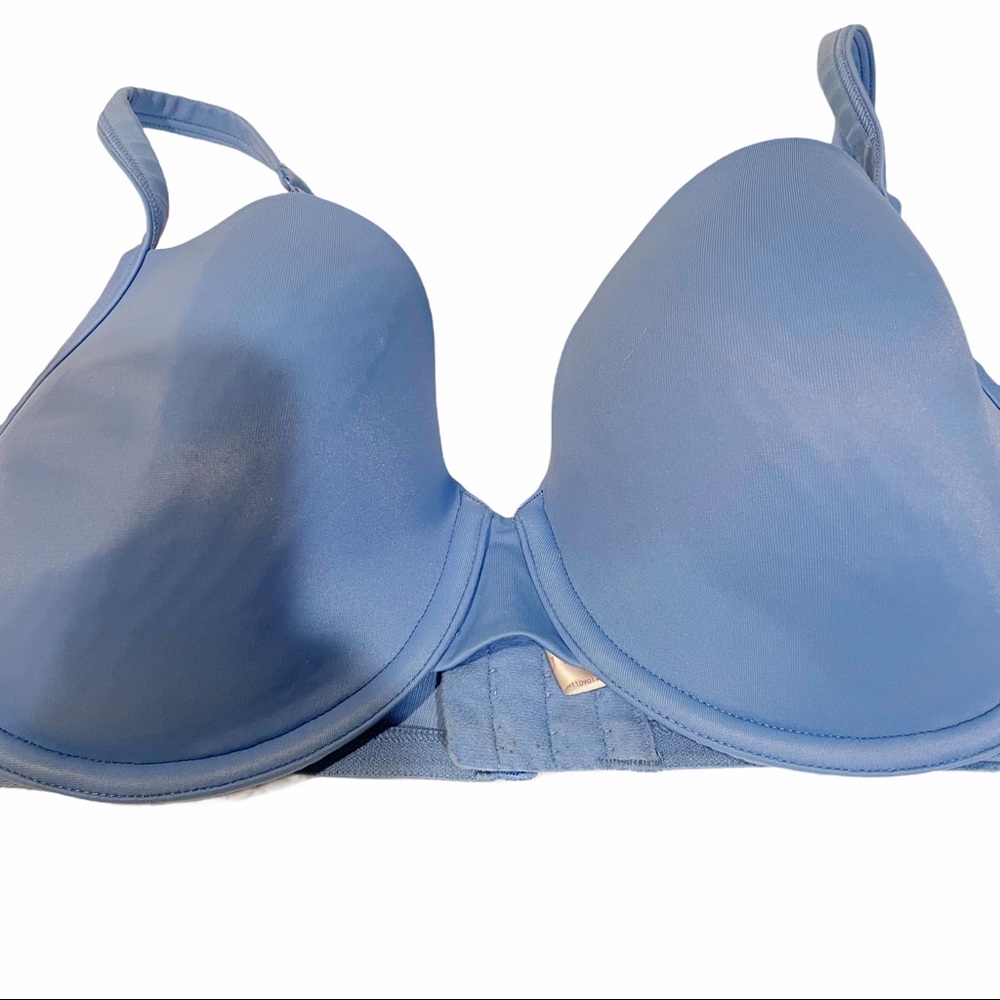 Cacique 40DD Blue Plus Size Lightly Padded‎ Full Coverage Bra